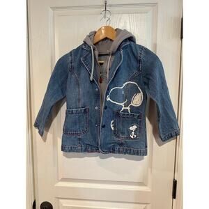 Kids Snoopy Peanuts Jean jacket 120 - 6 or 6X